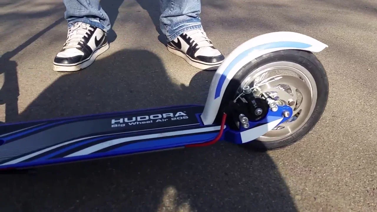 Video: Scooter Review: Hudora Big Wheel Air 205 Dual Brake