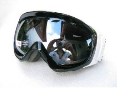 Alpland  Unisex Skibrille Snowboard Skiing goggles Silber Scheibe Antifog 
