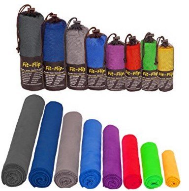 Mikrofaser Handtücher Handtuch Sporthandtuch Strand-Reisehandtuch Badetuch 6 Grö 