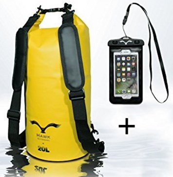 Rsonic 40 Liter Dry Bag Wanderrucksack Wasserdichter Packsack Gepolsterte Schulter Gurte Stausack Seesack Wasserfester Rucksack Kajak Rafting Segeln Farbe Grun Amazon De Bekleidung
