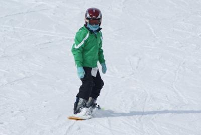 Skifahren lernen oder Snowboard