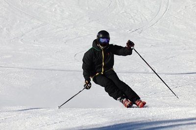 Skifahren in den Rocky Mountains