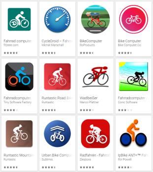 App als Fahrradcomputer Android IOS