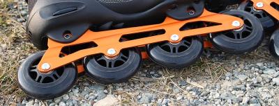 Inline Skates Rollen Schiene