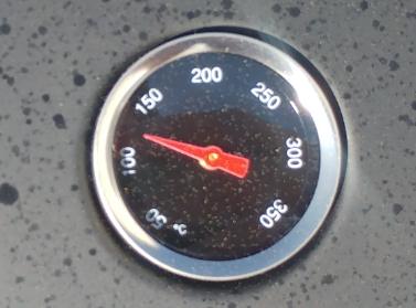 Thermometer am Grill