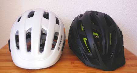 Review: Decathlon Fahrradhelm – B´Twin City 500 vs. Rockrider 500